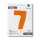 Folienballon Zahl 7 - Matte Orange