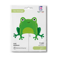 Folienballon Green Frog - Frosch