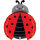 Folienballon Lady Bug - Marienkäfer