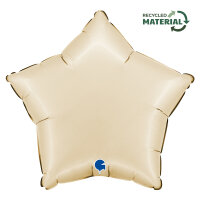 Folienballon SC - Stern Satin Cream