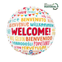 Folienballon Welcome - Willkommen