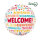 Folienballon Welcome - Willkommen