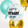 Folienballon HBD - Birthday Stars Blue / Gold
