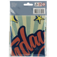 Folienballon HBD - Birthday Retro Stars