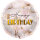 Folienballon HBD - Marble Pink