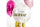 Folienballon HBD - Marble Pink