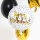 Folienballon - HBD - Black Dots