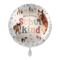 Folienballon Einschulung - Hurra, du bist Schulkind