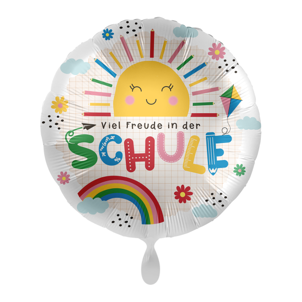 Folienballon Einschulung - Sonniger Schulanfang