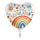 Folienballon Einschulung - Schulkind Regenbogen