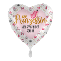 Folienballon Einschulung - Prinzessin - Viel Spaß