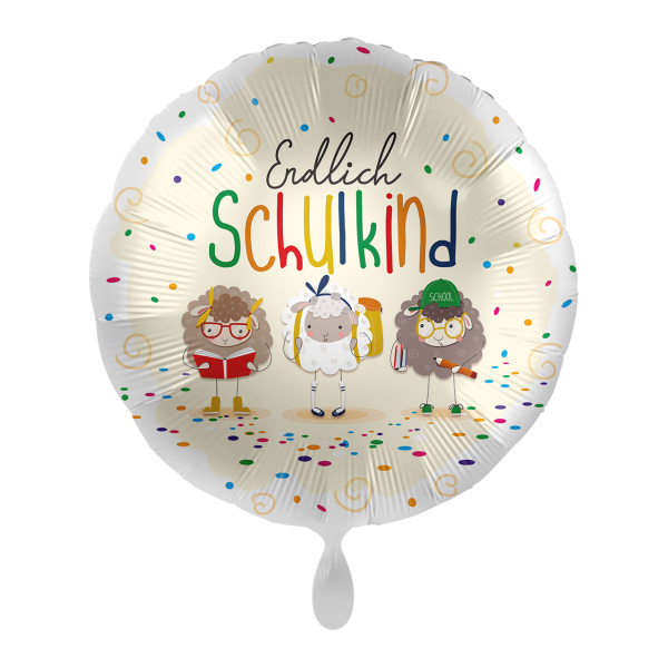 Folienballon Einschulung - Endlich Schulkind