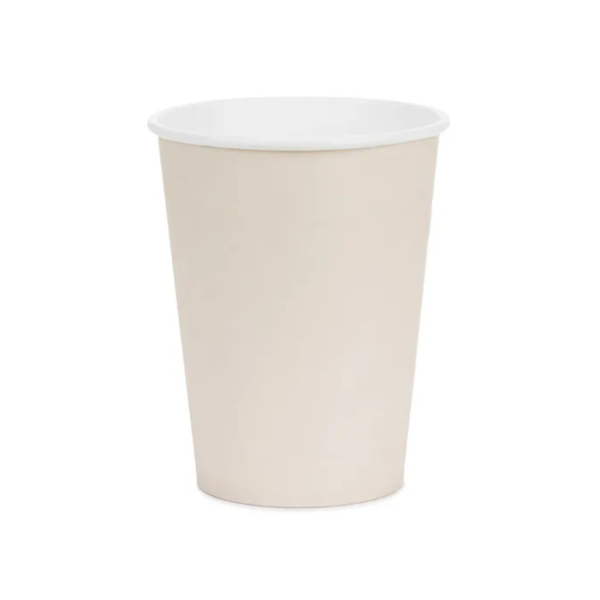 Pappbecher - Solid Color - Beige - 250ml