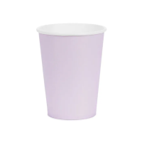 Pappbecher - Solid Color - Lavendel - 250ml
