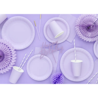 Pappbecher - Solid Color - Lavendel - 250ml