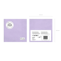 Servietten - Solid Color - Lavendel