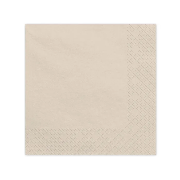 Servietten - Solid Color - Beige