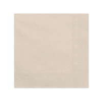Servietten - Solid Color - Beige