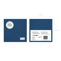 Servietten - Solid Color - Dunkelblau