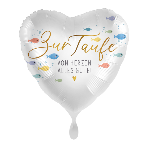 Folienballon Taufe - Lebensfische