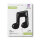 Folienballon Musik - Note Double - Black