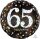 Folienballon Zahl 65 Sparkling Birthday