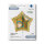 Folienballon SC - Stern Gold Glitter Holographic