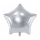 Folienballon SC - Stern Silber