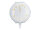 Folienballon HNY - Clock Weiß