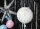 Folienballon HNY - Clock Weiß