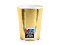 Pappbecher Happy New Year - gold - 220ml
