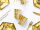 Pappbecher Happy New Year - gold - 220ml