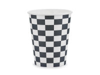 Pappbecher Zielflagge - 220ml