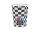 Pappbecher Zielflagge - 220ml