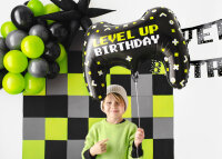 Folienballon Gamer - Level Up Birthday