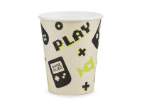 Pappbecher Gamer - Joypad - 220ml