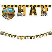 Bannergirlande Baustelle - Construction