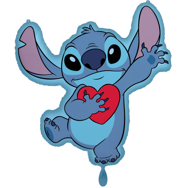 Folienballon Lilo & Stitch - Stitch with Heart