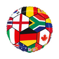 Folienballon Soccer Ball Nations