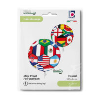 Folienballon Soccer Ball Nations