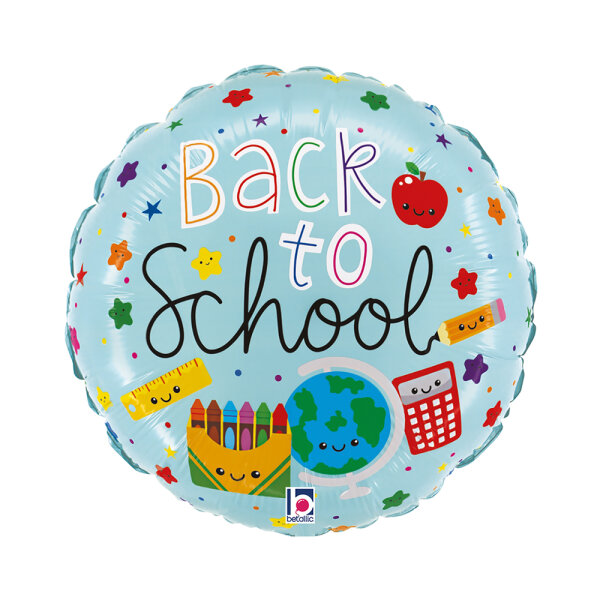 Folienballon Einschulung -  Back To School