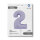 Folienballon Zahl 2 - Satin Lilac