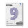 Folienballon Zahl 9 - Satin Lilac