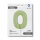 Folienballon Zahl 0 - Satin Olive Green