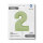 Folienballon Zahl 2 - Satin Olive Green