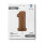 Folienballon Zahl 1 - Satin Chocolate