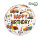 Folienballon HBD - Construction Equipment Birthday