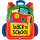Folienballon Einschulung - Back To School Backpack
