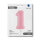 Folienballon Zahl 1 rosa pastell