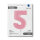 Folienballon Zahl 5 rosa pastell